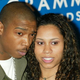 Ja Rule and his wife attend the Grammy Awards at Madison Square Garden on Feb. 23, 2003, in New York City. (Scott Gries/Getty Images)